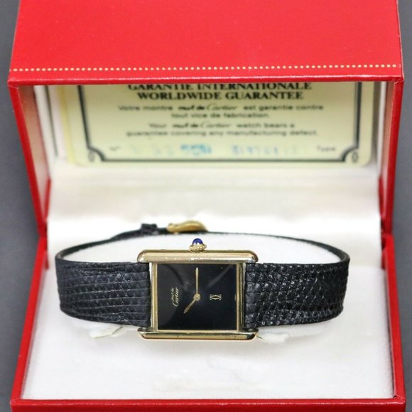 Cartier Accessories - Cartier Gold Tank Watch 23mmx30mm! PAPERS! BOX!!